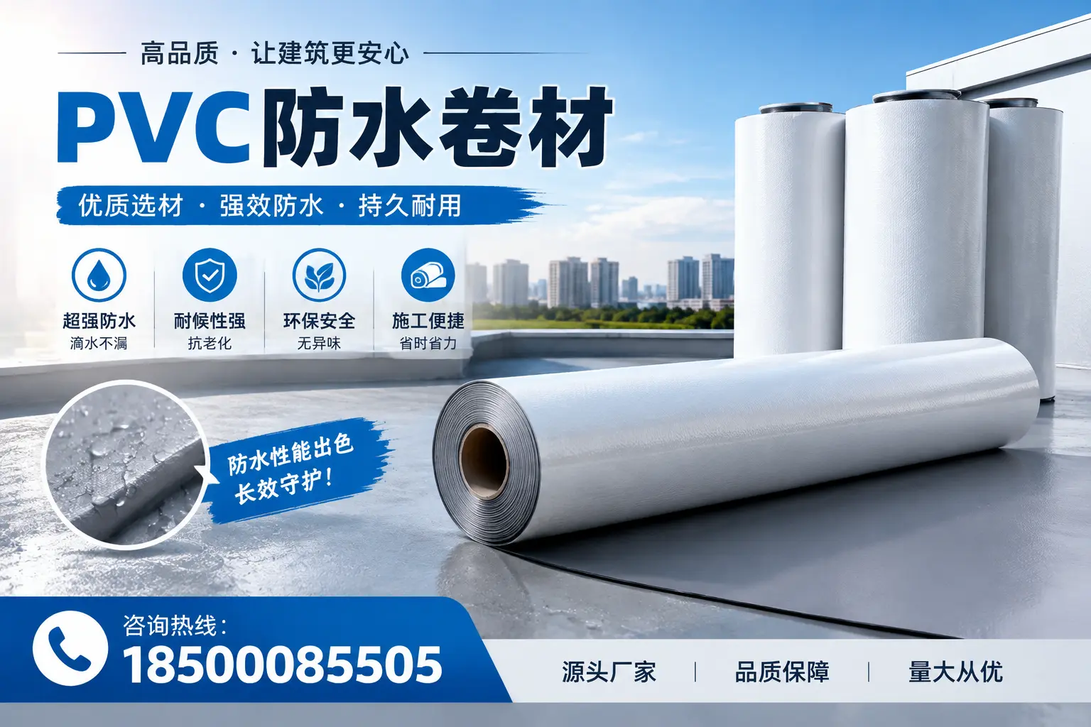 PVC防水卷材施工过程详解，确保在安庆顺利完成项目